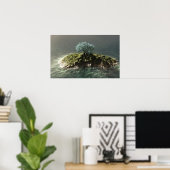 Poster Arbre solitaire (Bureau à domicile)