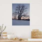 Poster Arbre solitaire (Cuisine)