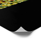 POSTER ARBRE SOLITAIRE DANS LE CHAMP DE FLEURS JAUNES, TO (Coin)