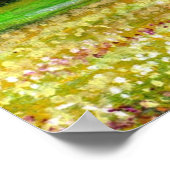 POSTER ARBRE SOLITAIRE DANS LE CHAMP DE FLEURS JAUNES, TO (Coin)