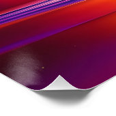 Poster Arbre solitaire dans l'eau ciel coloré (Coin)