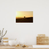 Poster Arbre solitaire dans un champ (Cuisine)