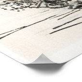 Poster Arbre sur fond d'eau par Kōno Bairei (Coin)