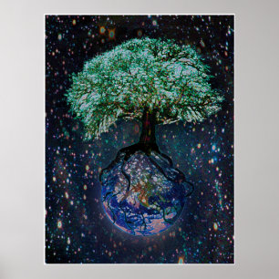 Poster Arbre terrestre de vie