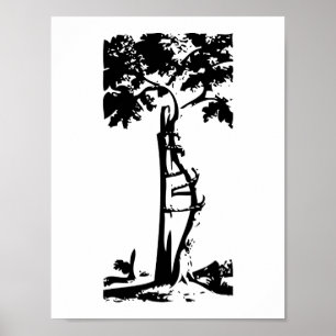 Poster Arbre tordu orthopédique