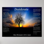 Poster Arbre unique (Devant)