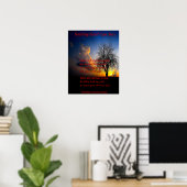 Poster Arbre unique (Bureau à domicile)