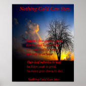 Poster Arbre unique (Devant)