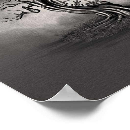 Poster Arbre végétal (Coin)