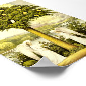 Poster Arbre vintage de vie Illustration chrétienne 1892 (Coin)