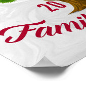 Poster Arbre vivant Réunion familiale personnalisée (Coin)