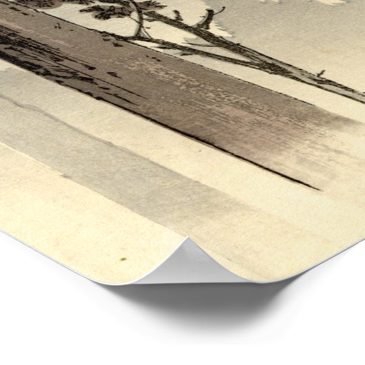 Poster Arbres (Coin)