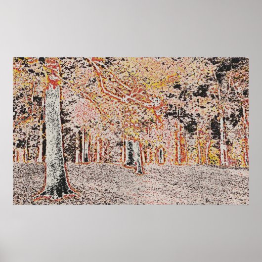 Poster Arbres (Devant)