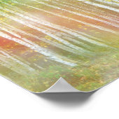 Poster Arbres à bouleaux argentés (Coin)