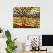 Poster Arbres abricot en fleurs par Vincent van Gogh (Bureau à domicile)