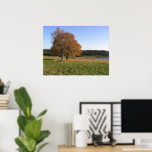 Poster arbres automne (Bureau à domicile)