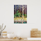 Poster Arbres avec racines dans le lac (Cuisine)