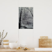 Poster Arbres couverts de neige (Cuisine)