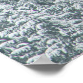 POSTER ARBRES COUVRANT LA NEIGE (Coin)