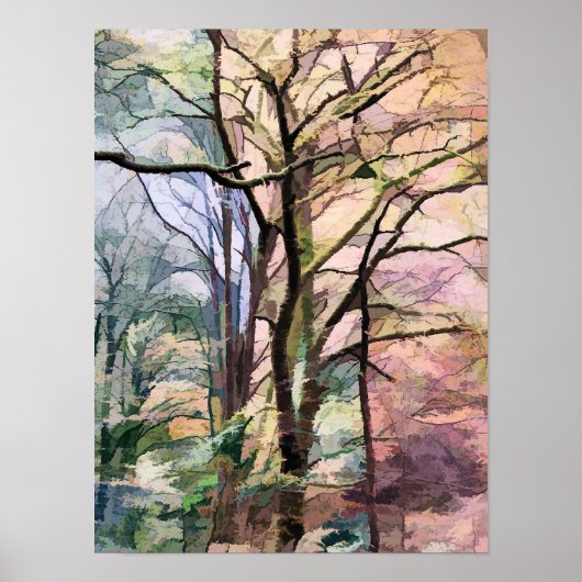 POSTER ARBRES D'AUTOMNE (Devant)