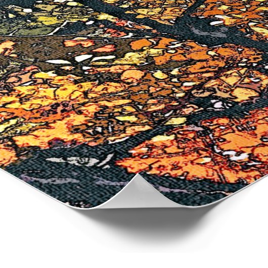 POSTER ARBRES D'AUTOMNE (Coin)