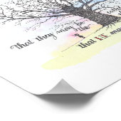 Poster "Arbres de justice" - Mur Art (Coin)