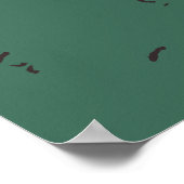 Poster Arbres de la forêt japonaise (Coin)