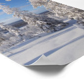 Poster Arbres de montagne 1 (Coin)