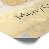 Poster Arbres de Noël en argent d'or (Coin)