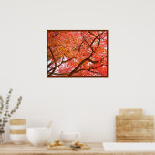 Poster Arbres d'érable d'automne Imprimer l'affiche du pa (Cuisine)