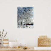 Poster Arbres d'hiver (Cuisine)
