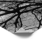 Poster Arbres en hiver (Coin)