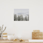 Poster Arbres en hiver (Cuisine)