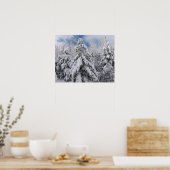Poster Arbres enneigés (Cuisine)