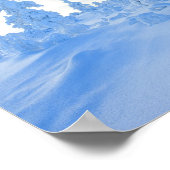 Poster arbres enneigés en Laponie en Finlande (Coin)