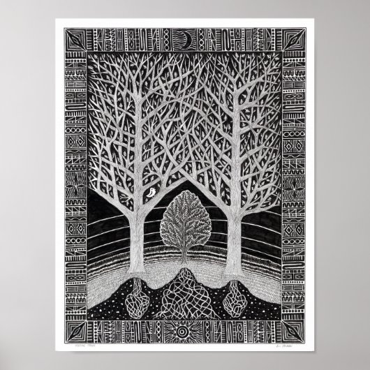 Poster Arbres ensemenceurs (Devant)