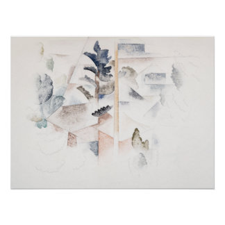Poster Arbres et architecture des Bermudes par Charles De