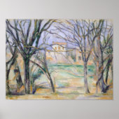 Poster Arbres et maisons, 1885-86 (Devant)