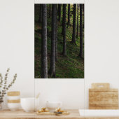 Poster Arbres et mousse verte (Cuisine)