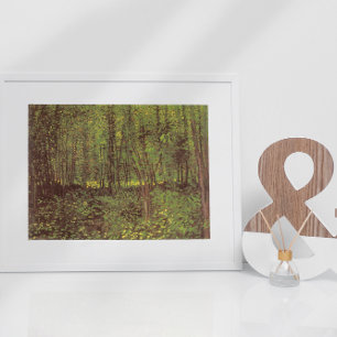 Poster Arbres et sous-bois par Vincent van Gogh