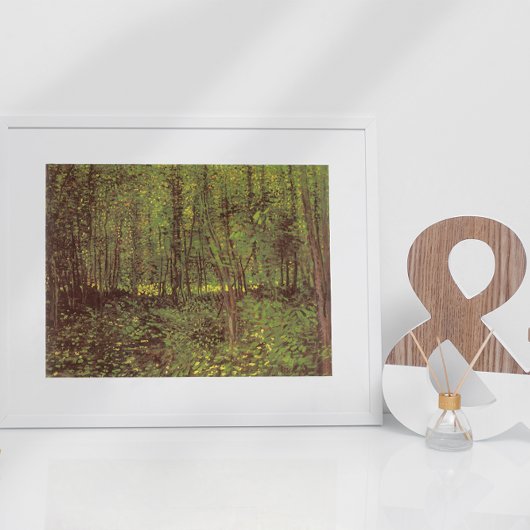 Poster Arbres et sous-bois par Vincent van Gogh