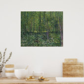 Poster Arbres et sous-bois par Vincent Van Gogh (Cuisine)