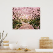 Poster Arbres Fleurs de Cerisier (Cuisine)