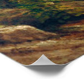 Poster Arbres géants de séquoias de Californie par A. Bie (Coin)