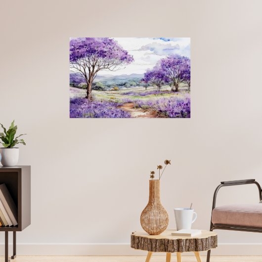 Poster Arbres Jacaranda de Maui (Salon 3)