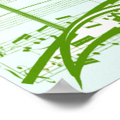 Poster Arbres musicaux (Coin)
