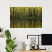 Poster Arbres Reflétés Dans L'Eau (Bureau à domicile)