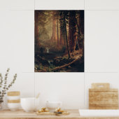 Poster Arbres séquoias géants de Californie Albert Bierst (Cuisine)