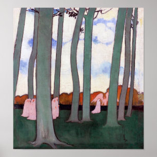 Poster Arbres verts, Maurice Denis