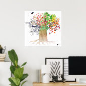POSTER ARBRESAISONS (Bureau à domicile)